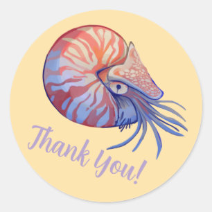 Thank you, Nautilus. Classic Round Sticker