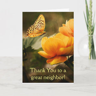 Thank You Neighbour,Custom Flower Garden Floral