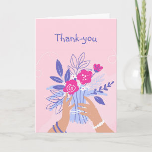 Thank You Neighbour,Custom Flower Garden Floral Card