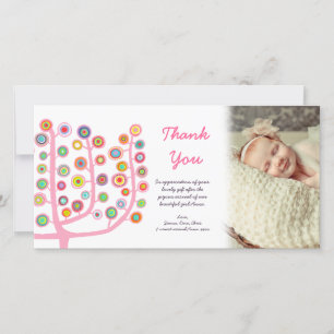 Thank You New Baby Arrival Gift Photocard