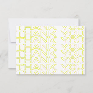 Thank You Newspaper Print Media Insert Card