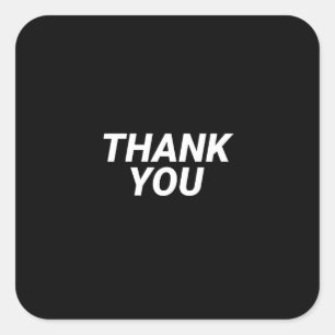 Thank You NHS Square Sticker