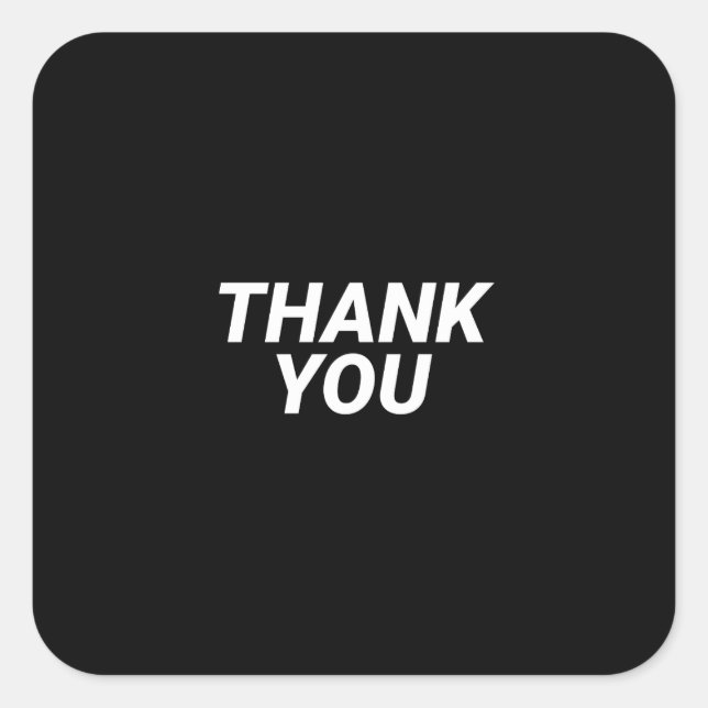 Thank You NHS Square Sticker (Front)