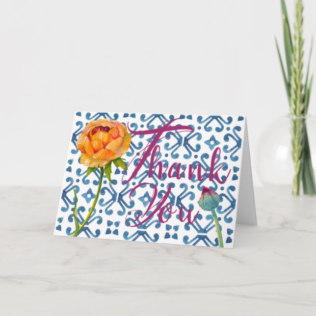 thank you note card (Front)