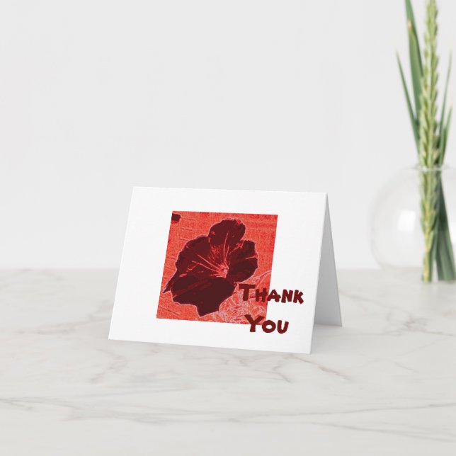 Thank You Note Card (Front)