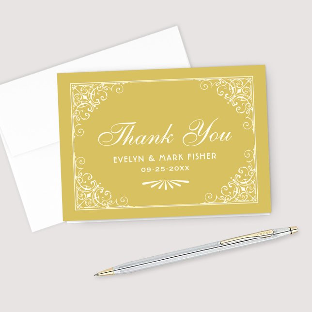 Thank You Note Cards | Art Deco Style (Creator Uploaded)