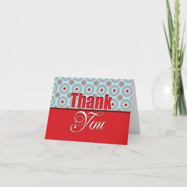 Thank You Note Cards | Bridal Shower | Wedding (Front)