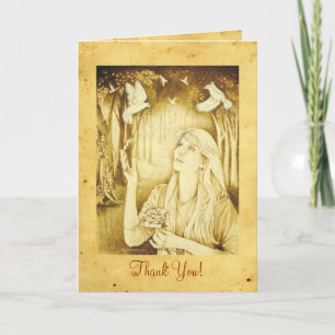 Thank You note - Etain Celtic Goddess Card