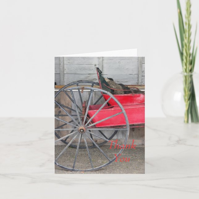 Thank You Note - Shaker Buggy (Front)