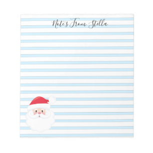 thank you note, shopping list christmas Santa Notepad