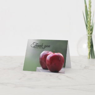 Thank You Note To Teachers and Other Educators Card