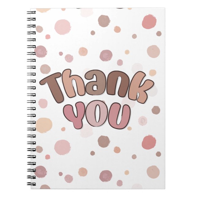 Thank you  notebook (Front)