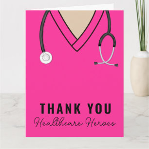 Thank You Nurse and Doctor Card