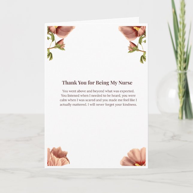 Thank You Nurse Card (Front)