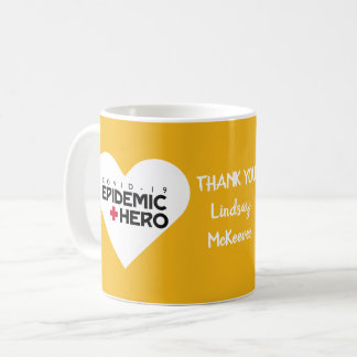Thank you nurse & doctor, our epidemic hero coffee mug