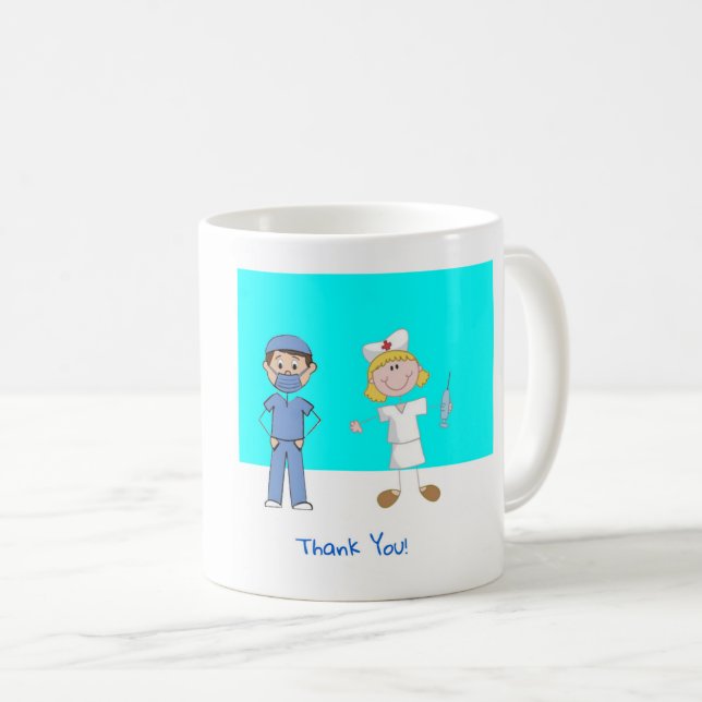 Thank You Nurses Coffee Mug (Front Right)