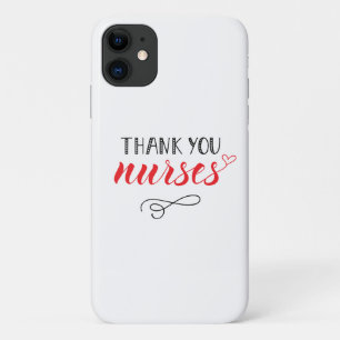 Thank You Nurses Fun Font iPhone 11 Case
