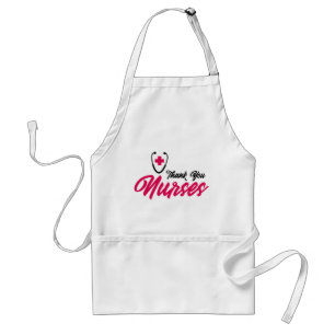 Thank You Nurses Pink Standard Apron