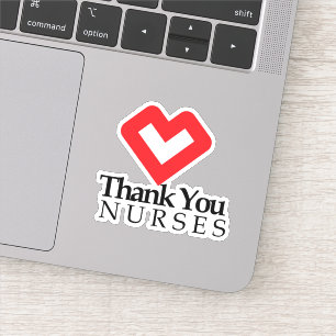 Thank You Nurses   Red Heart