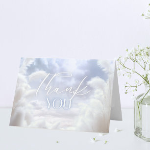 Thank You On Cloud Nine 9 Pampas Bridal Shower Card