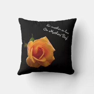 Thank-you Orange Rose Mother-in-Law Pillow