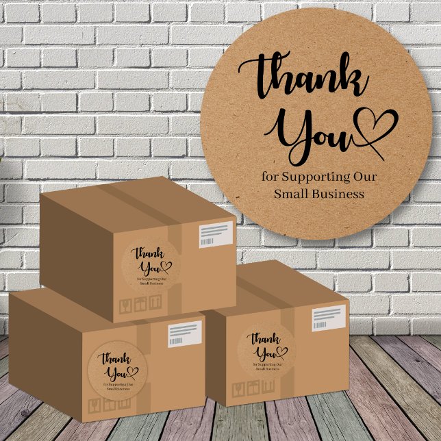 Thank You Order Sticker | Business Packaging Label (Creator Uploaded)