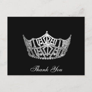 Thank You Pageant Crown Postcard