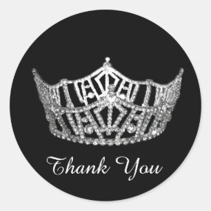 Thank You Pageant Crown Sticker