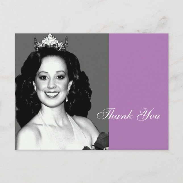 Thank You Pageant Postcard (Front)