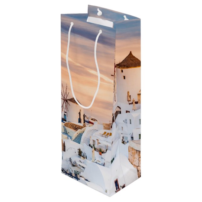 Thank you paper bag Oia Santorini  (Back Angled)