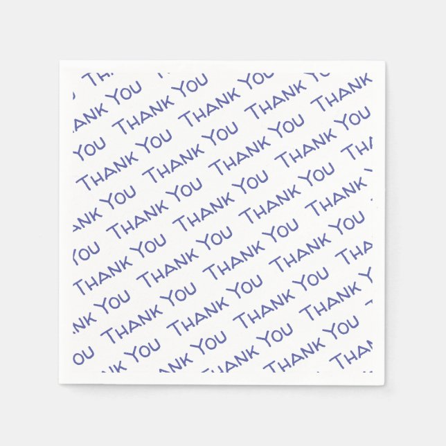 Thank You Paper Napkins (Front)