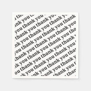 Thank You Paper Napkins