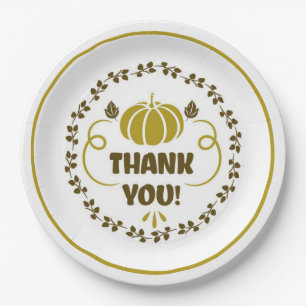 Thank You Paper Plate