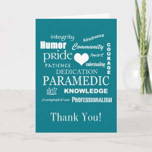 Thank You!/Paramedic/EMT You Card