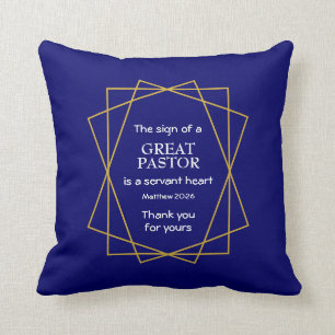 Thank You Pastor Appreciation Cushion