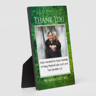 THANK YOU PASTOR Shepherd PHOTO Plaque