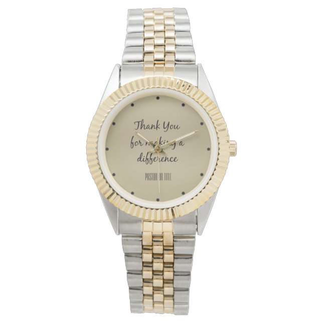 Thank You Pastor Watch (Front)