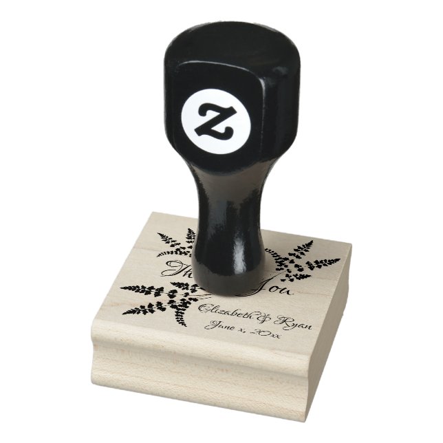 Thank You, Personalised Rubber Stamp (Stamp)