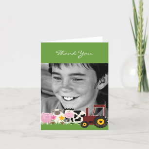 Thank You Photo Farm Card