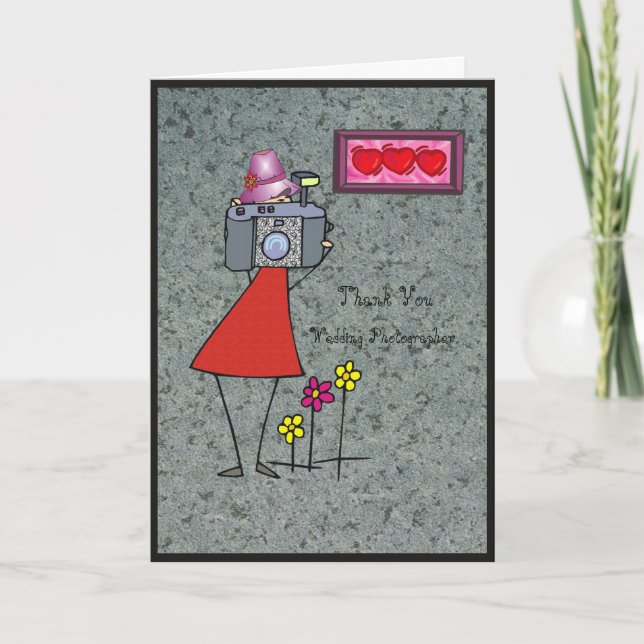 Thank You  Photographer Wedding (Front)