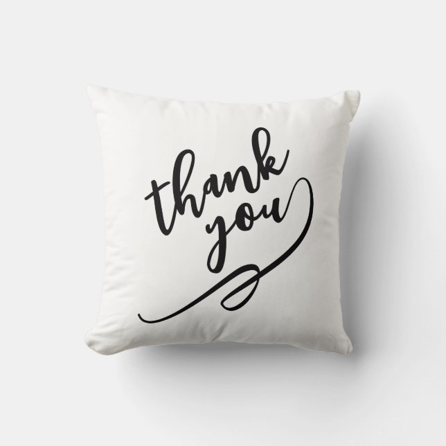 Thank you  pillow (Front)