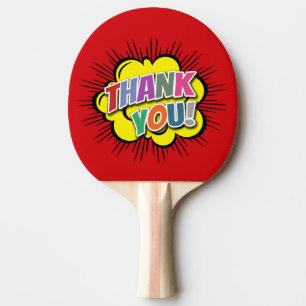 Thank You Ping Pong Paddle