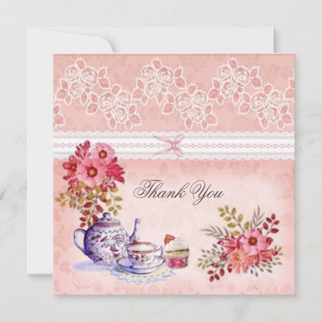 Thank you pink card (Front)