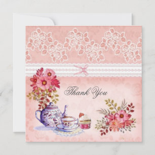 Thank you pink card