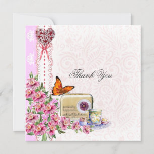 Thank you pink card