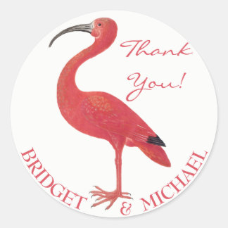 THANK YOU | Pink Flamingo - Fine Art Sticker