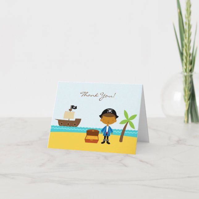Thank You Pirate Folded Card (Front)