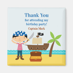 Thank You Pirate Magnet