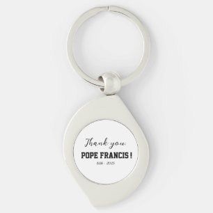 Thank you, Pope Francis! passed away Wind Chime Key Ring