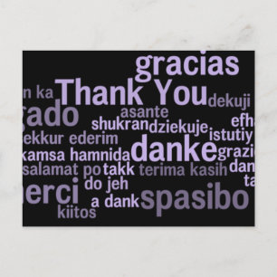Thank You Post Card